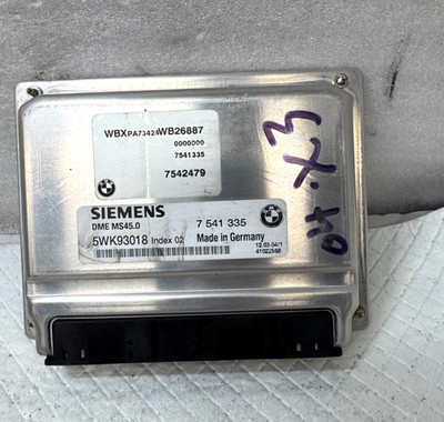 2004 BMW X3 ENGINE CONTROL COMPUTER ECU ECM MODULE 7 541 335 OEM