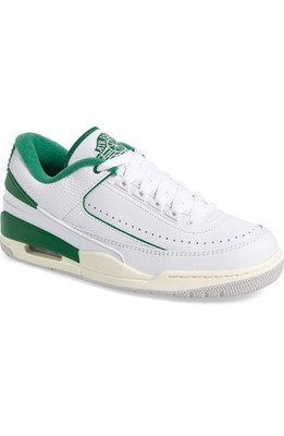 Jordan 2/3 Sneaker White/Pine Green/Sail/Grey Men 9.5 New $160