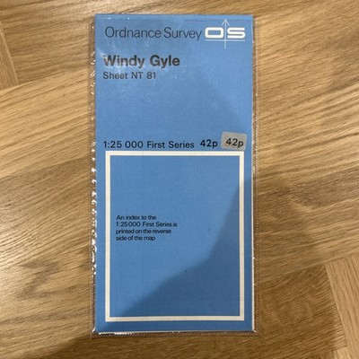 WINDY GYLE - ORDNANCE SURVEY First Series 1:25,000 1954 NT81 Fairhaugh  