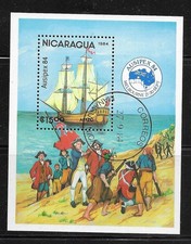 Nicaragua 1984  Ausipex 84  Stamp Exhibition M/S CTO (P240)