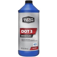 Super Tech Dot 3 Brake Fluid 32 Oz.
