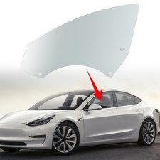 Driver Left Side Front Door Window Glass For 2017-2023 Tesla Model 3 Tempered