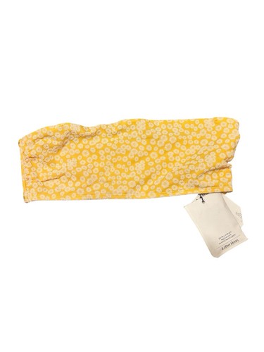 Top de bikini bandeau amarillo floral talla 8 & Other Stories nuevo con etiquetas  - Imagen 1 de 10