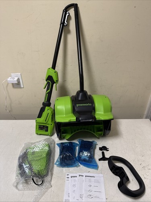 #ad Greenworks 40V 12quot; Brushless Cordless Snow Shovel w LED Light 2 4.0Ah Battery $249.99