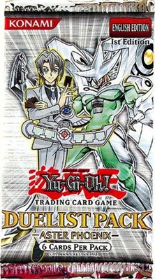 YuGiOh Duelist Pack Aster Phoenix Booster Pack [6 Cards]