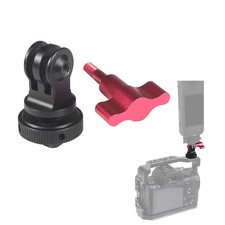 BGNing Cold Shoe Mount Quick Release Adapter M5 Screw for Action Camera Bracket