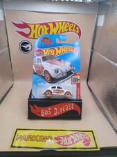 2021 Hot Wheels Holiday Racers-Valentine 4/5 VOLKSWAGEN BEETLE White Variant M26