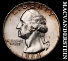 1964 Silver Washington Quarter - Choice Gem Brilliant Unc  Lustrous  #i6476