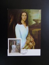 art painting Gheorghe Tattarescu maximum card Romania 1969