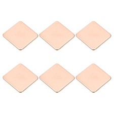 6 Pcs Heatsink Copper Pad Shim IC Chipset GPU Thermal Heatsink 20x20x1.2mm 