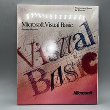 Microsoft Visual Basic - Language Reference (Early Release) New Old Stock Sealed