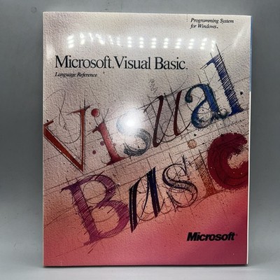Microsoft Visual Basic - Language Reference (Early Release) New Old Stock Sealed