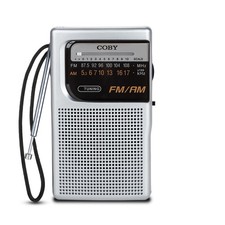 Portable AM/FM Radio Battery Operated with Powerful Speakers 800-Hour Battery