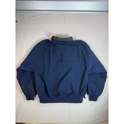 Vintage Polaris Dunbrooke Upstream Jacket Mens Large Navy Blue Fleece Lined Zip image 2