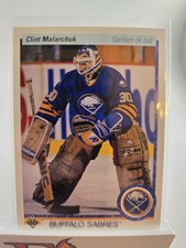 1990-91 Upper Deck - Clint Malarchuk #399 Buffalo Sabres 