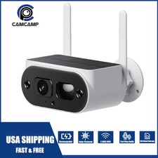 4MP Solar Battery Power Security Camera 2K WiFi Wireless Outdoor Cams System