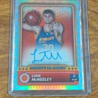 Topps 2024 Chrome McDonald's All American Liam McNeeley Auto Logo Refractor /75