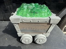 New Snow White Movie AMC Popcorn Mine Cart Bucket Lights Up Green Ready to Ship!
