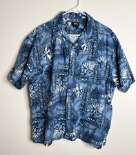 Route 66 Hawaiian Multicolor Shirt Short Sleeve Button Down Retro Size XL