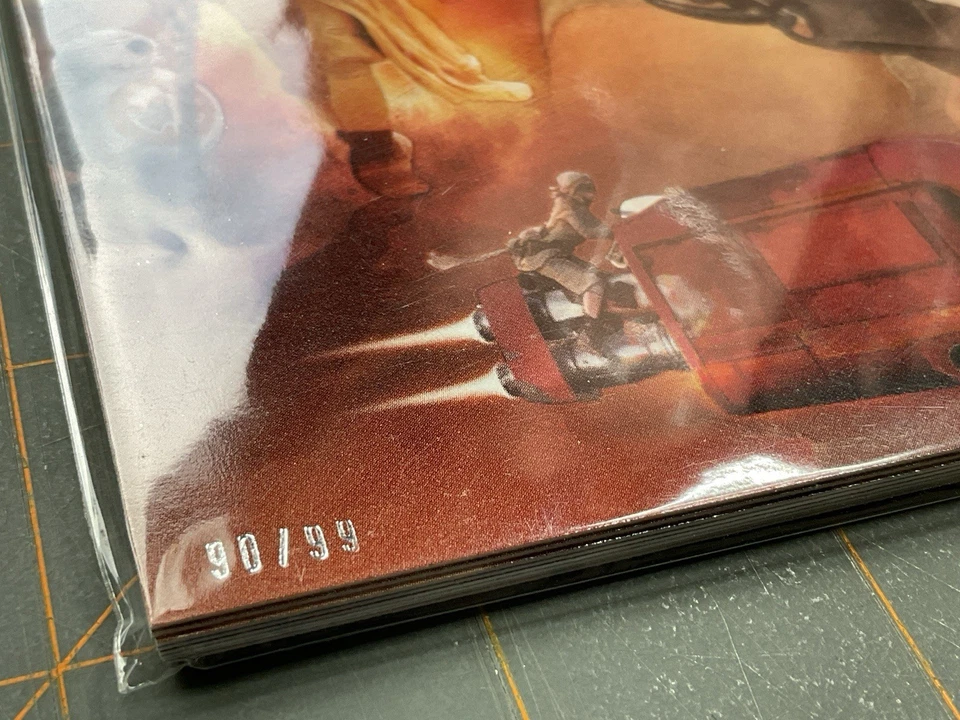 TOPPS / Star Wars The Force Awakens -OVERSIZED MONTAGE CARD SET sn. 90/99 (2015) - Image 2 of 4