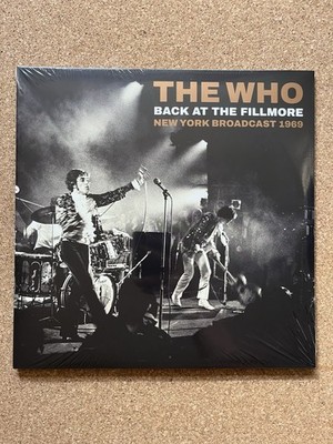 The Who : Back at the Fillmore: New York Broadcast 1969 12'' Vinyl X2 LP  - NEW