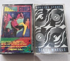 Rolling Stones Cassette Tape Lot Of 2 Street Wheels