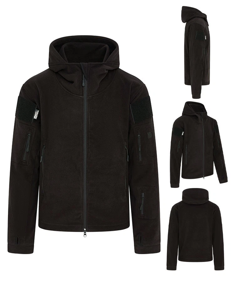 RECON TACTICAL FLEECE HOODIE BLACK MENS THERMAL MILITARY COMBAT WARM JACKET
Opens in a new window or