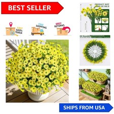 20 Bundles of UV-Resistant Artificial Daisies - Vibrant Silk Flowers for D cor