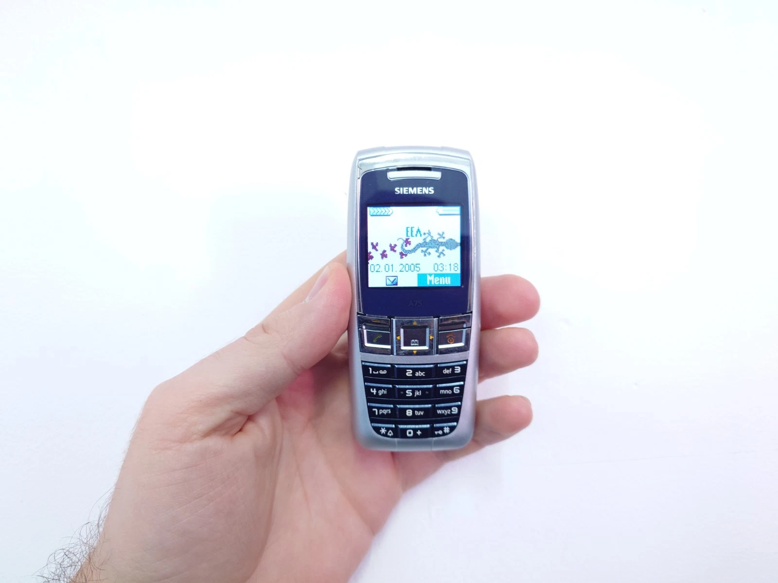 Siemens A75 Blue (Unlocked) Mobile Phone rare collectors item working retro