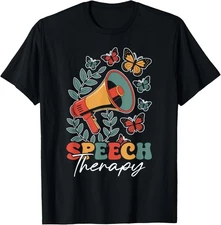 Speech Therapy Floral Speech Therapist Speech Pathologist GGift Unisex T-Shirt