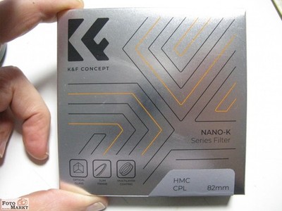 K & F Concept Polfilter circular Nano-K Series Filter HMC CPL slim 82 mm