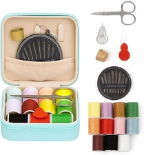 Saipe Portable Sewing Kit Basic Needle and Thread for Beginners and... 