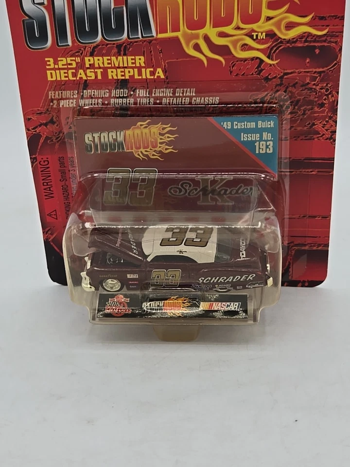 1999 Racing Champions Stock Rods '49 Custom Buick #33 Issue No. 193 Ken Schrader - Image 2 of 4