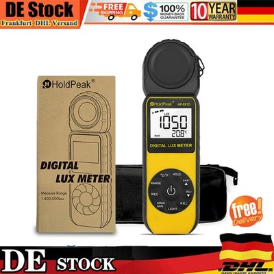 Digital Lux Meter Illuminometer 400000lx Lcd Luxmeter Luminometer Photometer