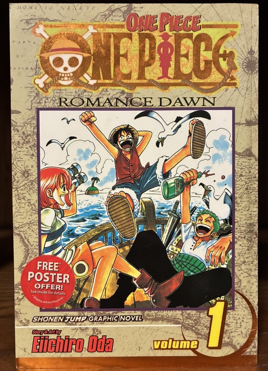 One Piece Romance Dawn Vol 1 Gold Foil 1st Print Rare Promo