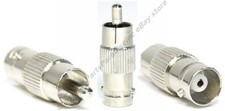 BNC Female Jack RCA Male Plug cable/cord Adapter,Video/RF/Security/Camera/CCTV
