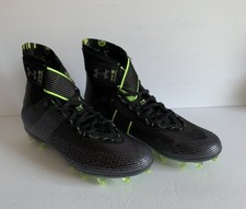 Under Armour Highlight MC Mens 3023716-004 Black Gray Football Cleats Size 9.5