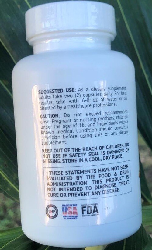 Earth Energy FRUITS and VEGGIES Whole Food 60 Capsules Natural