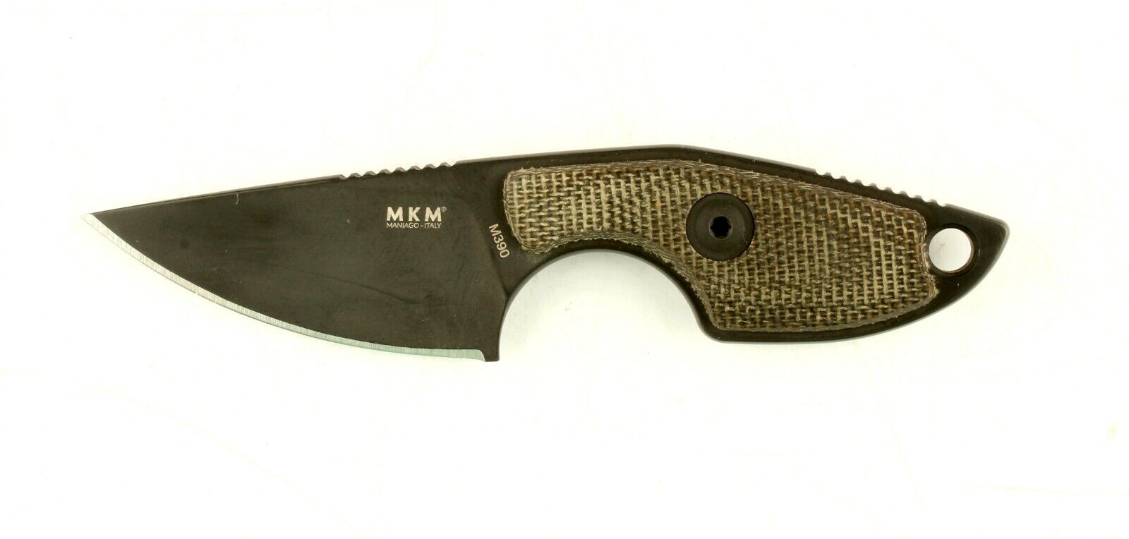 *MKM Voxnaes Mikro M390 Fixed Blade Knife Black 