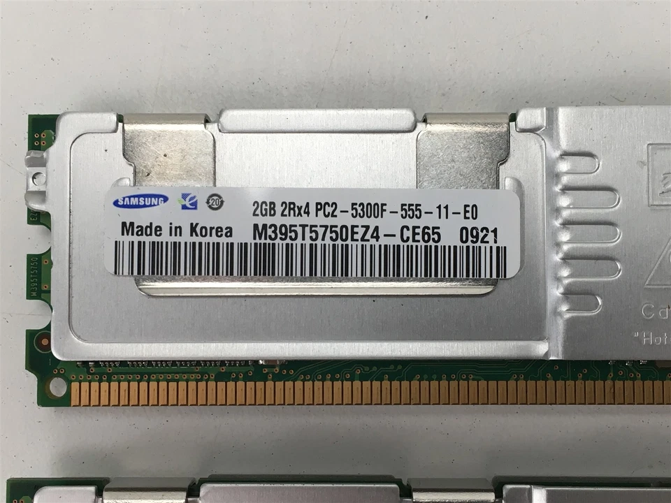 Samsung 4GB (2x2GB) Server RAM 2Rx4 PC2-5300F-555-11E0 M395T5750EZ4-CE65 - Image 2 of 2