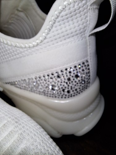TORRID Chunky Active Embellished White Sneaker Women's Size 10 W W - Picture 10 of 13
