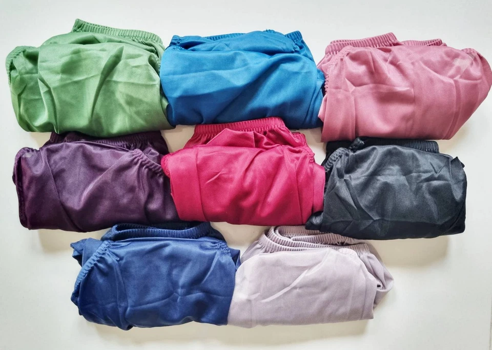 Plus Size XXXL US10 Nylon Panties Briefs Underwear Unisex Soft Comfort Loose Lot - Image 2 of 4