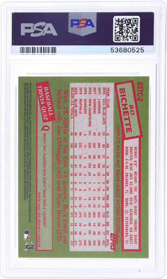 びっちー85 2020 Topps Chrome Bo Bichette 1985 #85TC2 PSA 10 | eBay