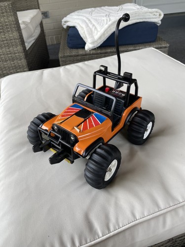 Tonka Jeep 4x4 Baja Dune Buggy Orange Steel 1981 Vintage Battery Metal