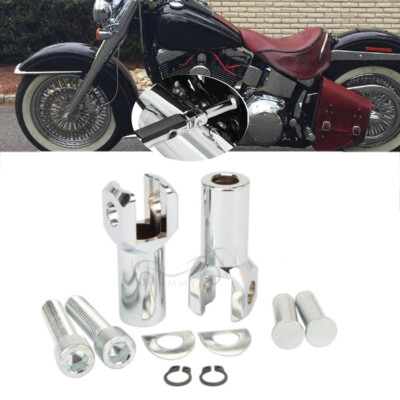 2.25'' Passenger Foot Peg Support Mount Clevis Fit For Harley Fatboy EFI FLSTFI