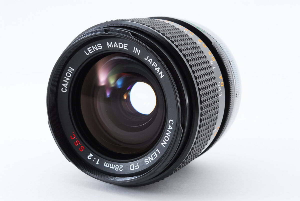 Canon FD 28mm f2 S.S.C SSC Wide Angle MF Lens in BOX [Rare Canon FD 28mm f2 S.S.C SSC Wide Angle MF Lens in BOX [Rare