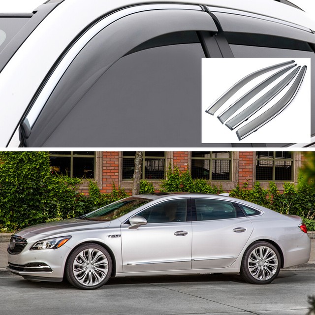 Car Window Visor Vent Deflector Sun/Rain Guards Set for Buick LaCrosse