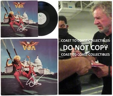 Sammy Hager Signed VOA Album Vinyl Record COA Proof Autographed I can't Drive 55