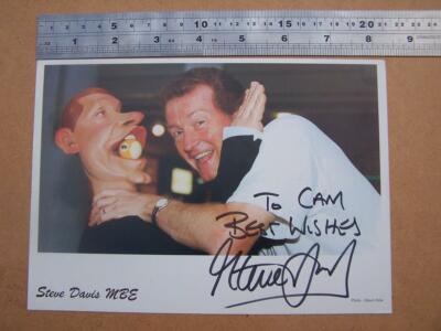 Steve Davis Autogramm (DateiCHJ) bitte nach unten scrollen