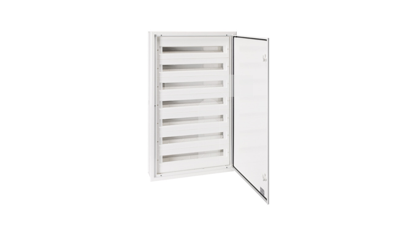 Modular switchboard 7x24, flush-mounted, IP54 DARP-168, aluminum door, wh /T2UK